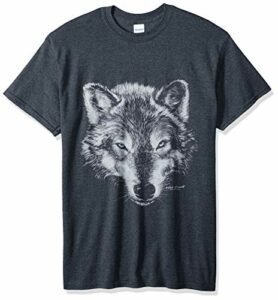 Lost Creek Men's Wolf Series Short Sleeve T-Shirt - Save gray wolf