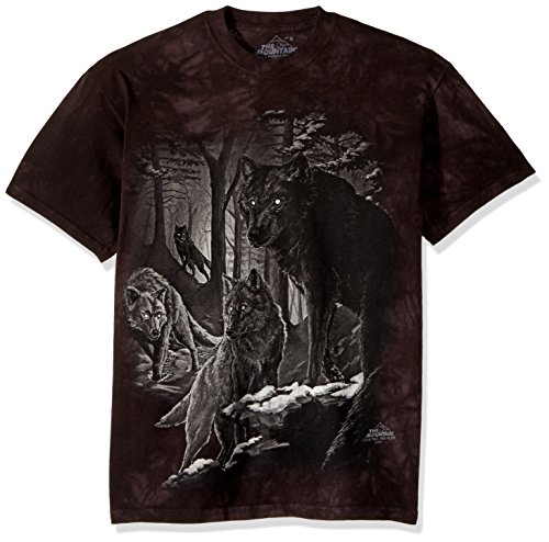 The Mountain Men's Dire Winter T-Shirt - Save gray wolf