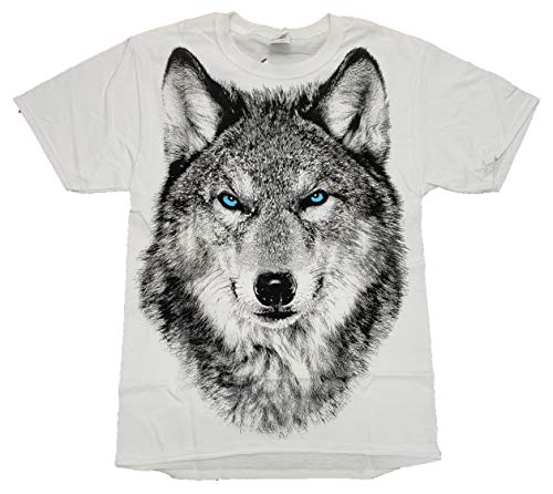 Wolf White Graphic T-Shirt - Save gray wolf